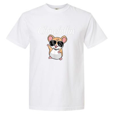 Chinchillin Funny Chinchilla Lovers Garment-Dyed Heavyweight T-Shirt