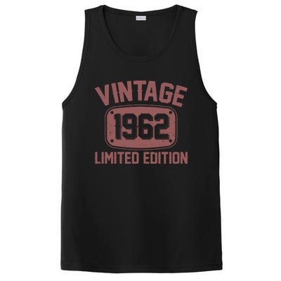 Cute Funny Cool Vintage Retro 1962 Limited Edition 60th Birthday PosiCharge Competitor Tank