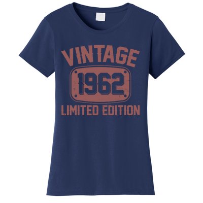 Cute Funny Cool Vintage Retro 1962 Limited Edition 60th Birthday Women's T-Shirt