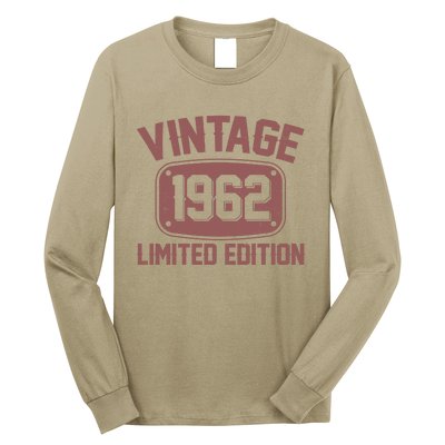 Cute Funny Cool Vintage Retro 1962 Limited Edition 60th Birthday Long Sleeve Shirt