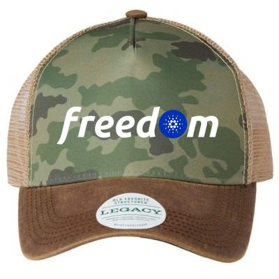 Cardano Freedom Cryptocurrency Legacy Tie Dye Trucker Hat