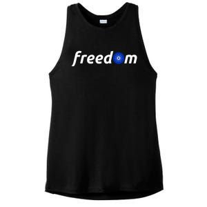 Cardano Freedom Cryptocurrency Ladies PosiCharge Tri-Blend Wicking Tank