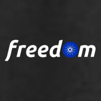 Cardano Freedom Cryptocurrency 7 Panel Mesh Trucker Snapback Hat