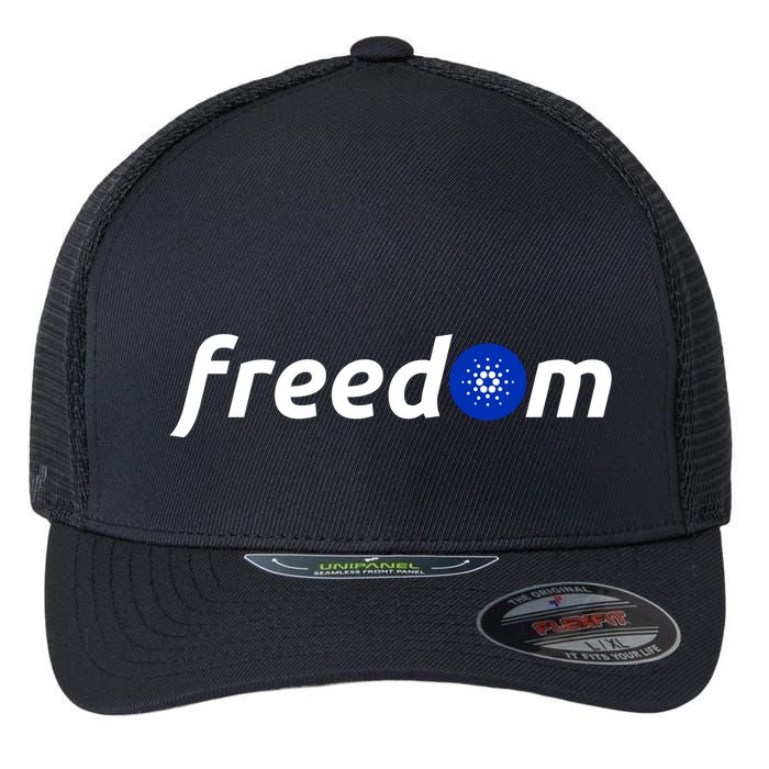 Cardano Freedom Cryptocurrency Flexfit Unipanel Trucker Cap
