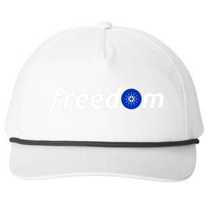 Cardano Freedom Cryptocurrency Snapback Five-Panel Rope Hat