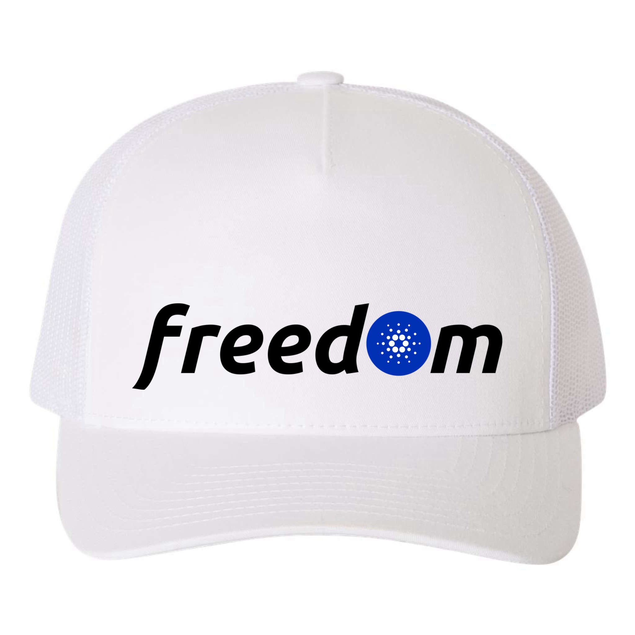 Cardano Freedom Cryptocurrency Yupoong Adult 5-Panel Trucker Hat