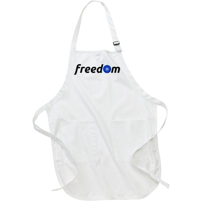 Cardano Freedom Cryptocurrency Full-Length Apron With Pockets