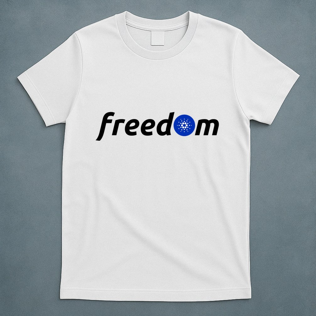 Cardano Freedom Cryptocurrency T-Shirt