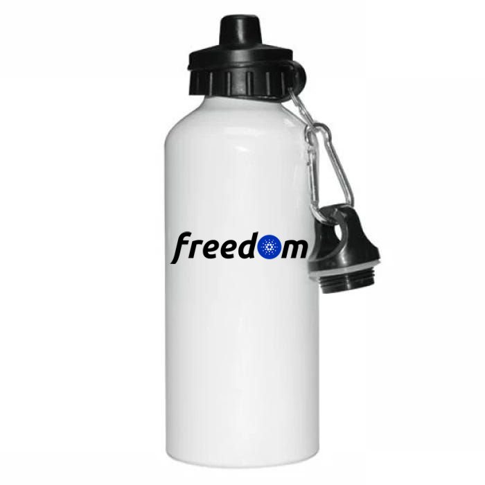 Cardano Freedom Cryptocurrency Aluminum Water Bottle