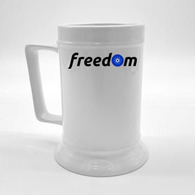 Cardano Freedom Cryptocurrency Beer Stein