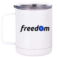 Cardano Freedom Cryptocurrency 12 oz Stainless Steel Tumbler Cup