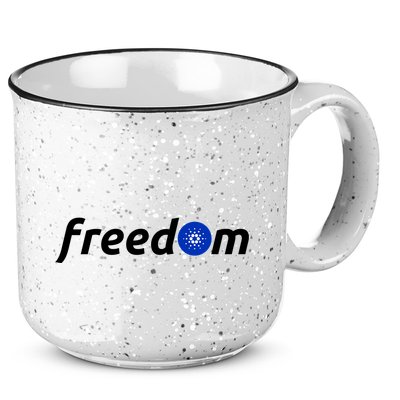 Cardano Freedom Cryptocurrency 15oz Campfire Ceramic Mug