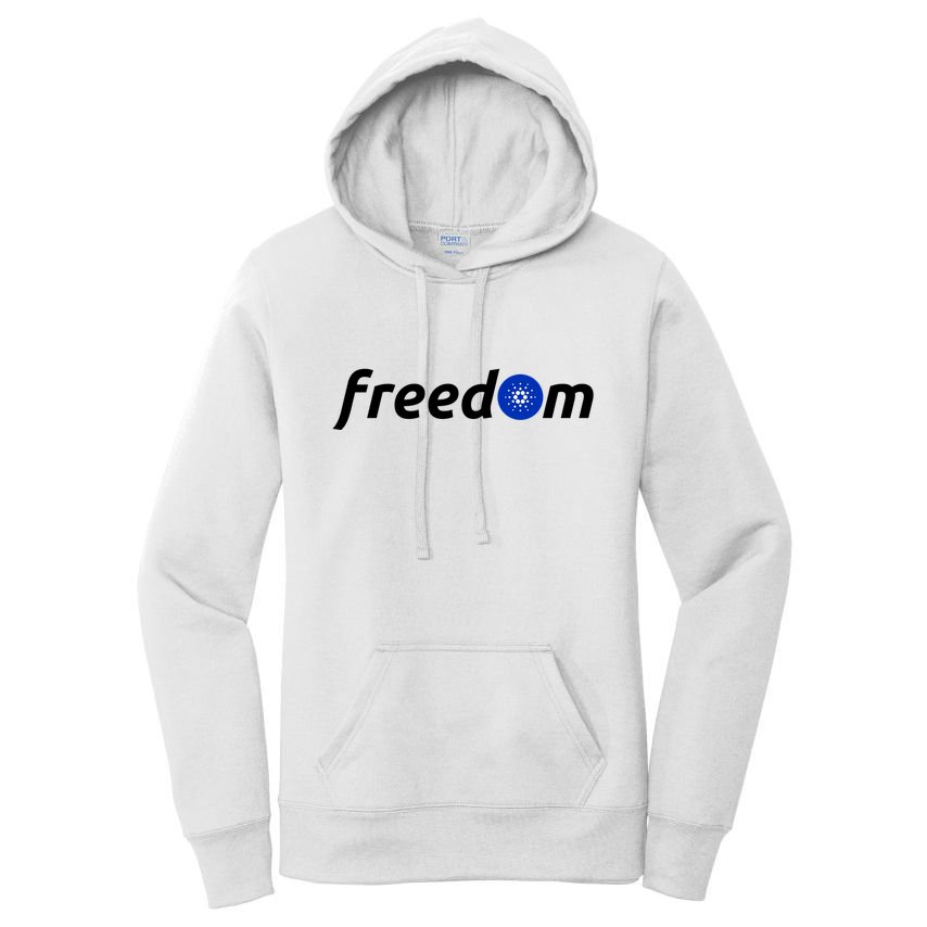 Cardano Freedom Cryptocurrency Women's Pullover Hoodie