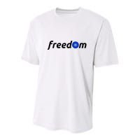 Cardano Freedom Cryptocurrency Youth Performance Sprint T-Shirt