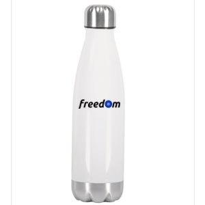 Cardano Freedom Cryptocurrency Stainless Steel Insulated Water Bottle