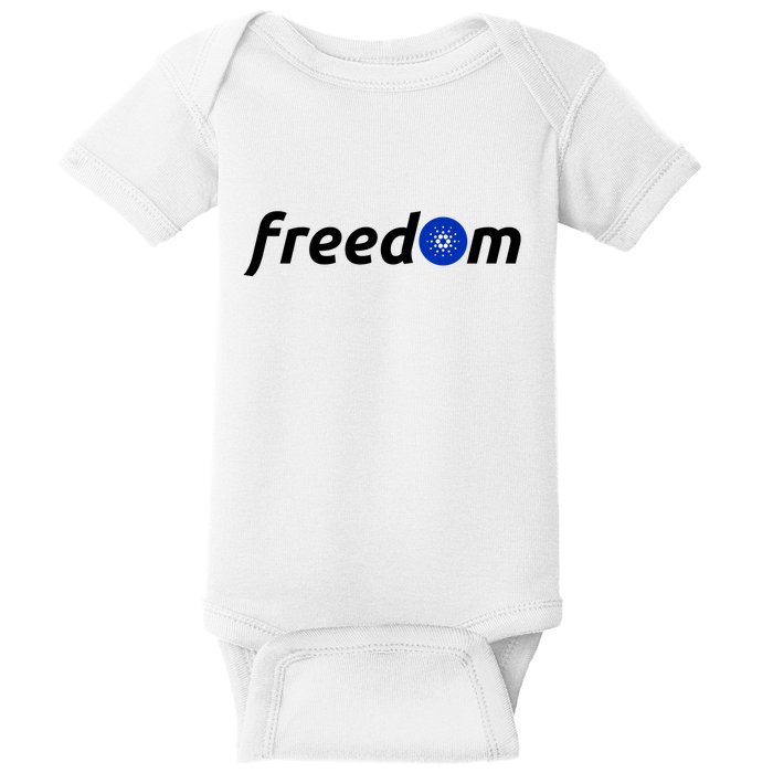Cardano Freedom Cryptocurrency Baby Bodysuit