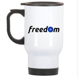 Cardano Freedom Cryptocurrency Stainless Steel Travel Mug