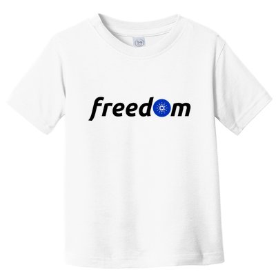 Cardano Freedom Cryptocurrency Toddler T-Shirt