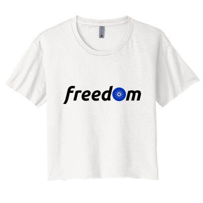 Cardano Freedom Cryptocurrency Crop Top