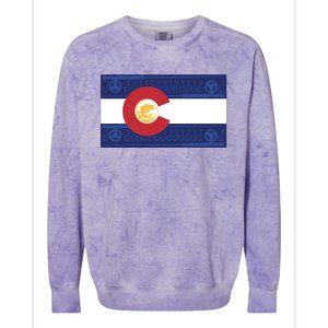 Colorado Flag Colorblast Crewneck Sweatshirt