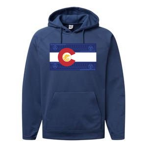 Colorado Flag Performance Fleece Hoodie