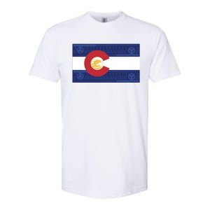 Colorado Flag Softstyle CVC T-Shirt