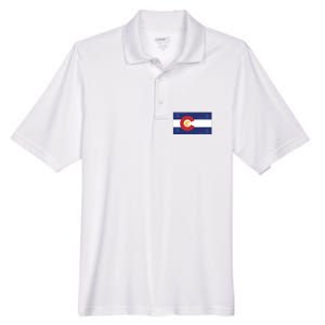 Colorado Flag Men's Origin Performance Pique Polo