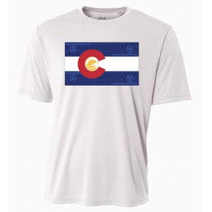 Colorado Flag Cooling Performance Crew T-Shirt