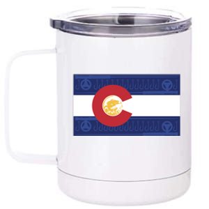 Colorado Flag 12 oz Stainless Steel Tumbler Cup