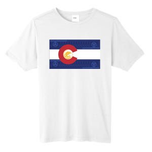 Colorado Flag Tall Fusion ChromaSoft Performance T-Shirt