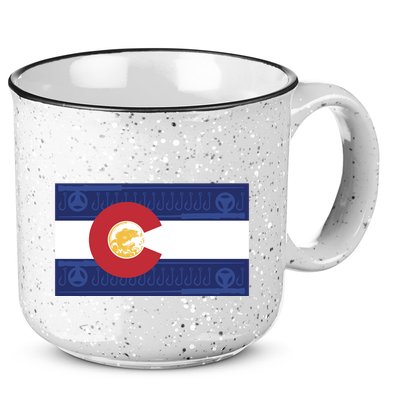 Colorado Flag 15oz Campfire Ceramic Mug