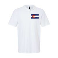 Colorado Flag Softstyle Adult Sport Polo