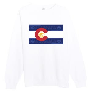 Colorado Flag Premium Crewneck Sweatshirt