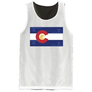 Colorado Flag Mesh Reversible Basketball Jersey Tank