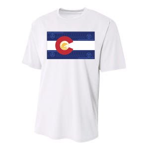 Colorado Flag Performance Sprint T-Shirt