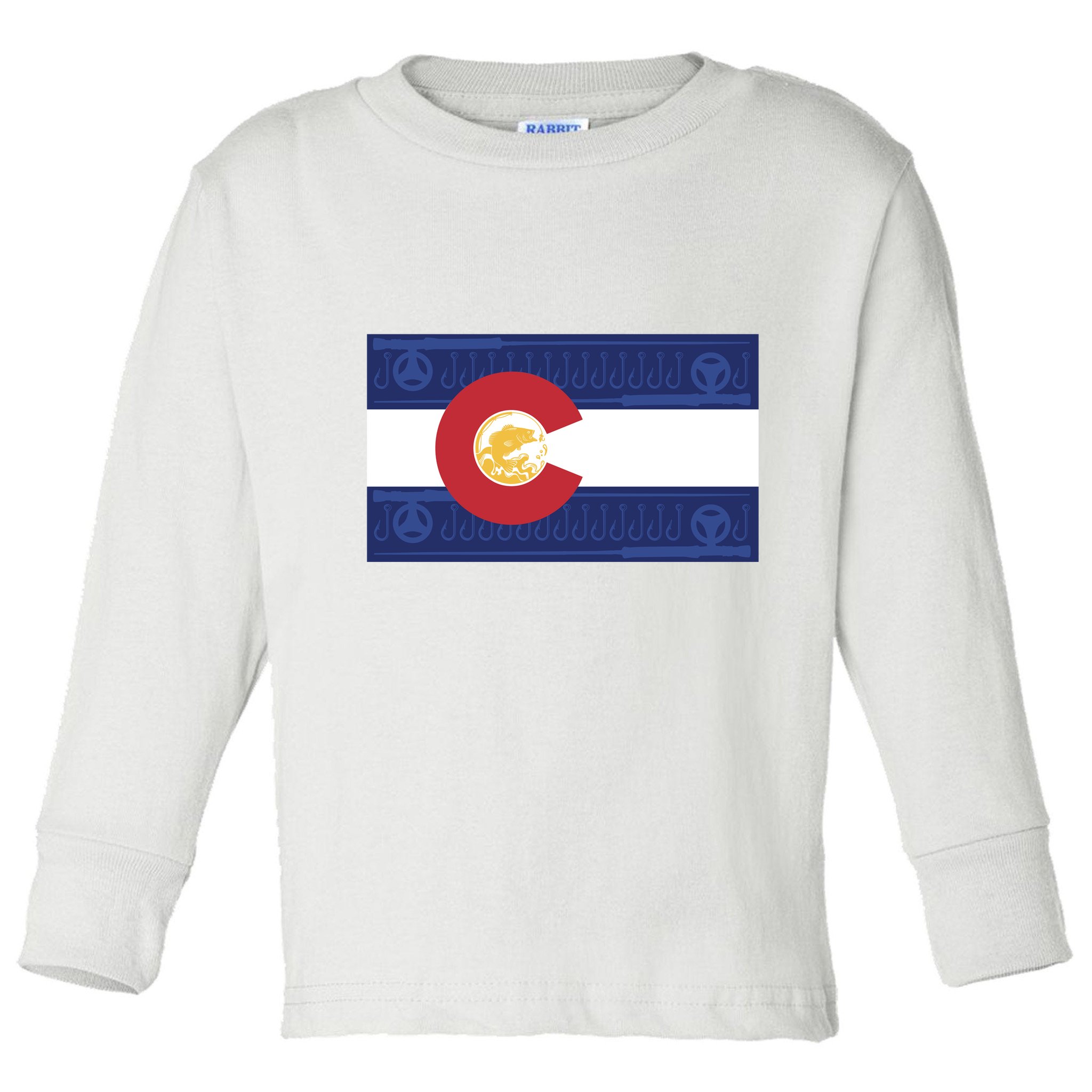 Colorado Flag Toddler Long Sleeve Shirt