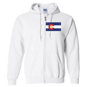 Colorado Flag Full Zip Hoodie