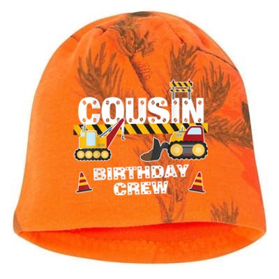 Cute Funny Cousin Birthday Crew For Construction Birthday Party Kati - Camo Knit Beanie