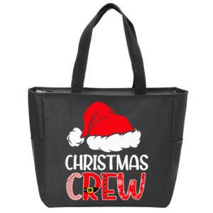 Cute Family Christmas Crew Matching Pajama Gift Lights Zip Tote Bag