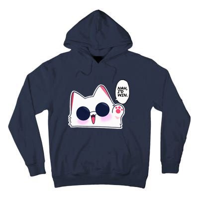 Cute Funny Cat Funny Anime Meme Nah ID Win Gojo Cat Tall Hoodie