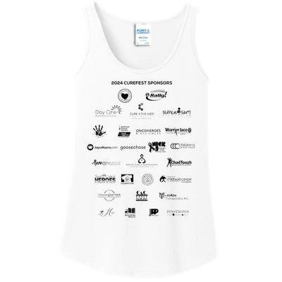 Curefest For Childhood Cancer 2024 Ladies Essential Tank