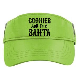 Christmas Funny Cookies For Santa Gift Adult Drive Performance Visor