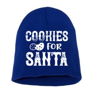 Christmas Funny Cookies For Santa Gift Short Acrylic Beanie