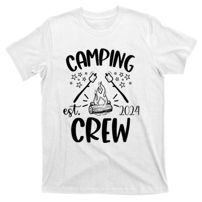 Crew Family Camping Trip Campfire Camping 2024 Gift T-Shirt