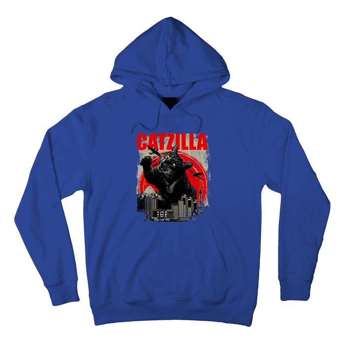 Catzilla Funny Cat Lover Kitten Kitty Hoodie