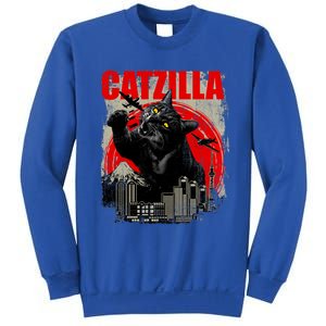 Catzilla Funny Cat Lover Kitten Kitty Sweatshirt