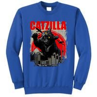 Catzilla Funny Cat Lover Kitten Kitty Sweatshirt