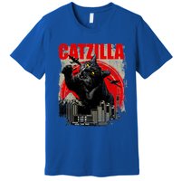 Catzilla Funny Cat Lover Kitten Kitty Premium T-Shirt