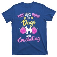 Crocheter Funny Crochet Runs On Dogs And Crocheting Gift T-Shirt