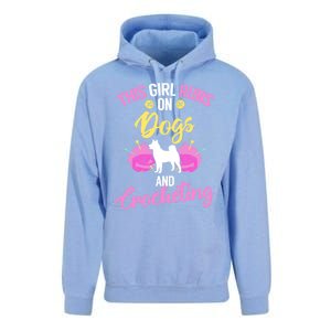 Crocheter Funny Crochet Runs On Dogs And Crocheting Gift Unisex Surf Hoodie